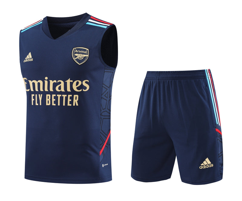 Kit Treino Arsenal 23/24 Adidas - Azul