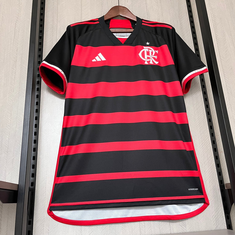 Camisa Flamengo I 24/25 - Adidas - Vermelho e Preto