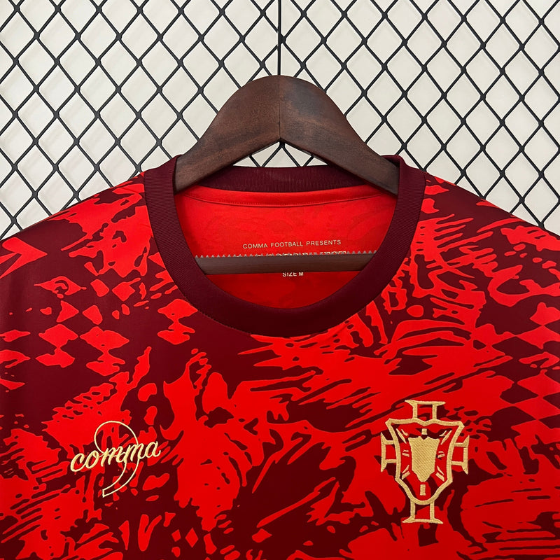 Camisa Portugal Treino 2024/25 - Vermelha - Nike