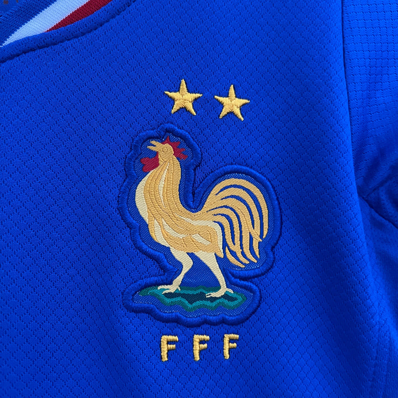 Seleção França Kit Infantil Home 2024-25 - Nike