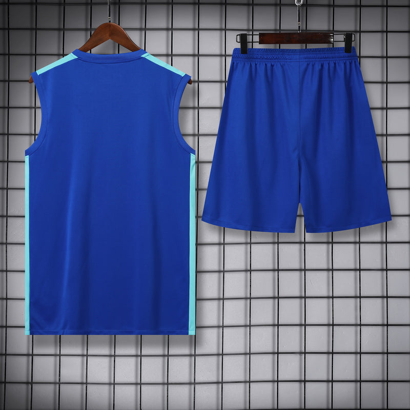 Kit Treino Barcelona 23/24 Nike - Azul