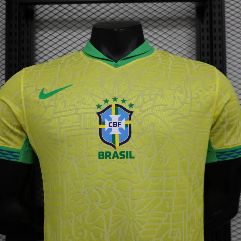 Camisa Brasil I 2024/25 Amarela - Nike - Masculino Jogador