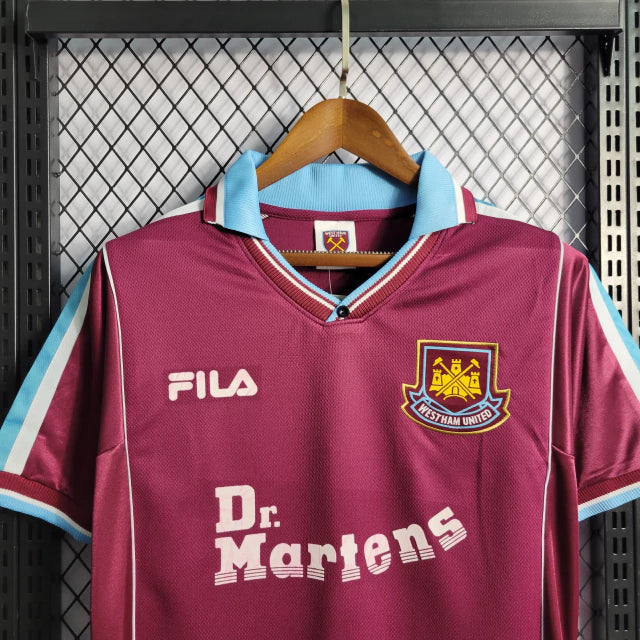 Camisa West Ham Retrô Home 99/2000