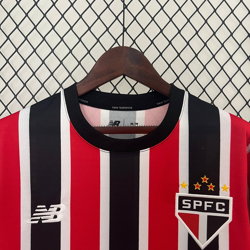 Camisa Manga Longa São Paulo II 24/25 - Adidas - Vermelho e Preto