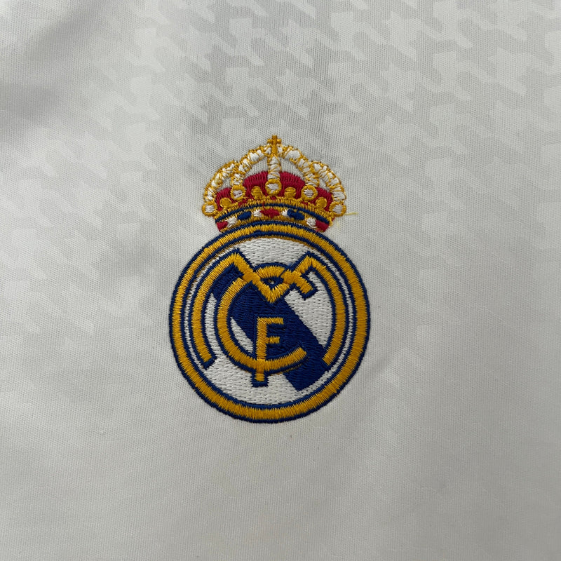 Camisa Real Madrid I 24/25 - Adidas - Branco e Preto