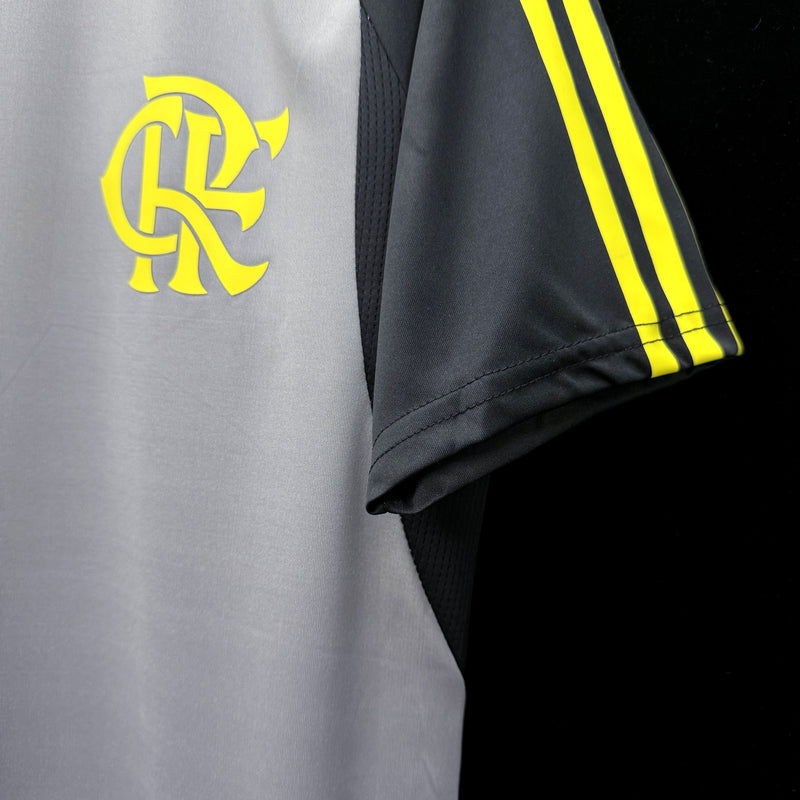 Camisa Flamengo Treino 24/25 - Adidas - Cinza