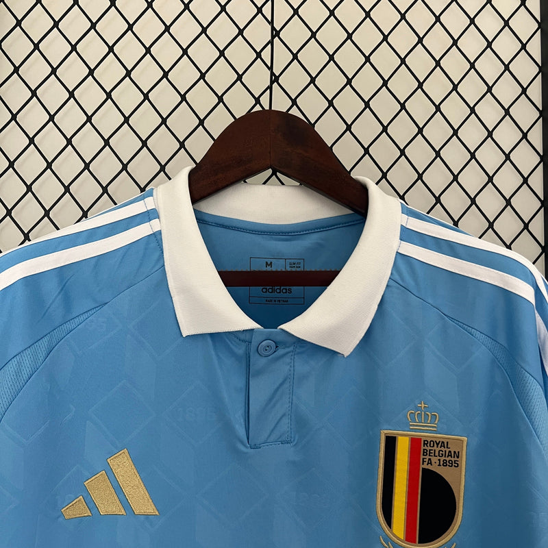 Camisa Bélgica 2024/25 Away - Azul - Adidas