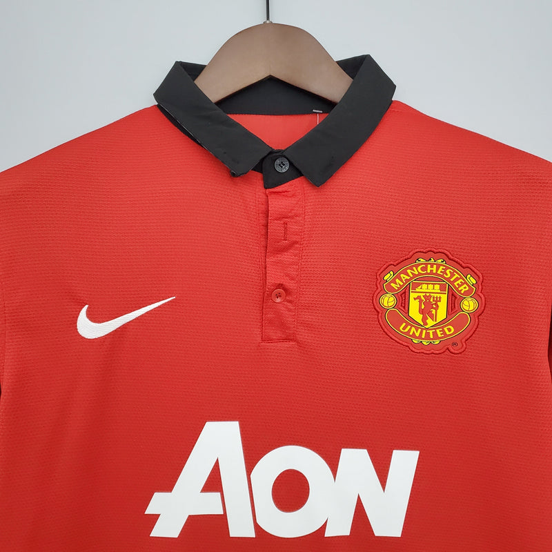 Camisa Manchester United Titular 13/14 - Versão Retro