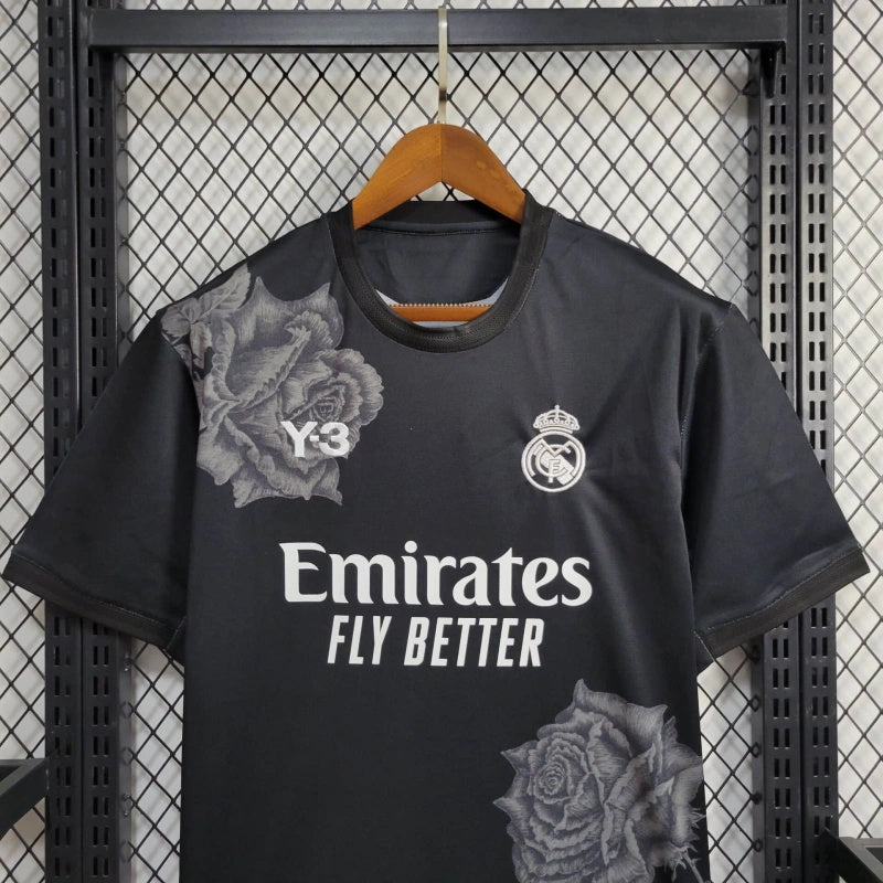 Camisa Edição Especial Y-3 Real Madrid 24/25 - Preto