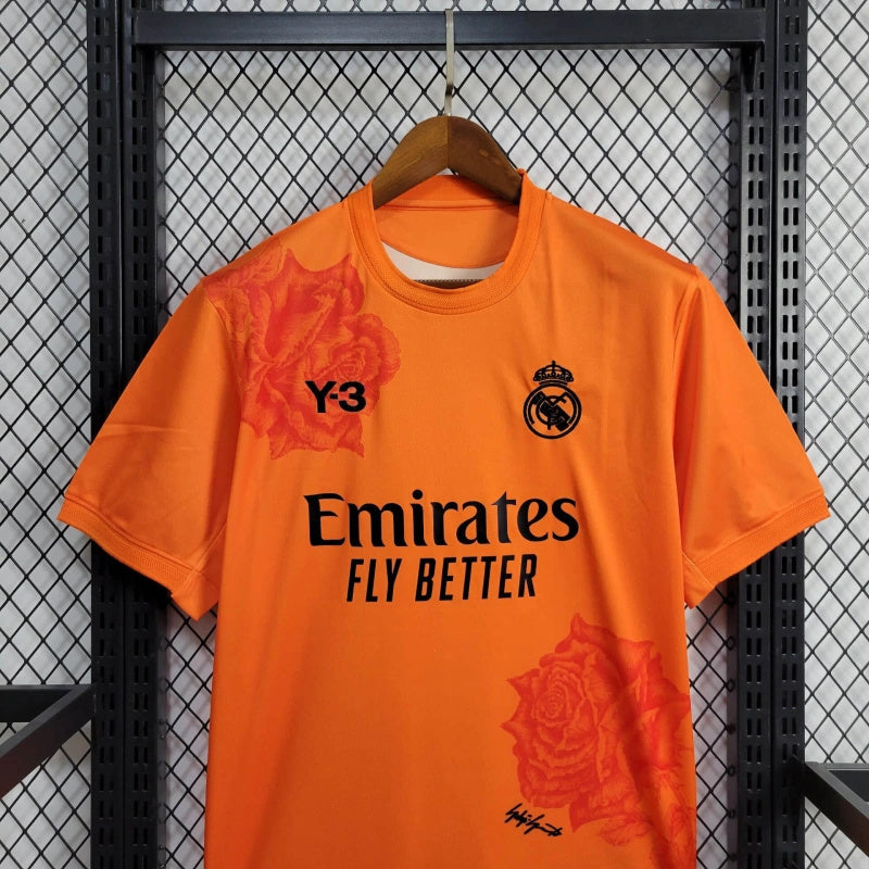 Camisa Edição Especial Y-3 Real Madrid 24/25 - Laranja