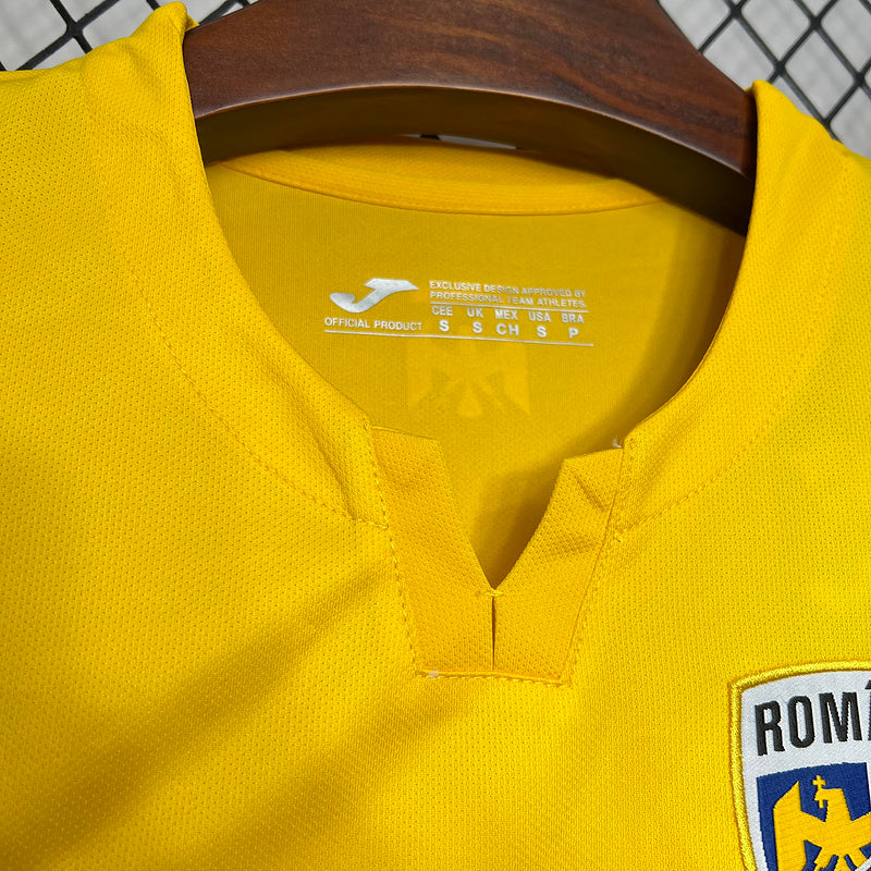 Camisa Seleção Romania l - 24/25 - Amarelo