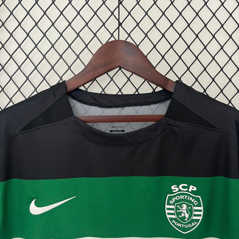 Camisa Sporting 24/25 Home - Nike - Verde com Preto