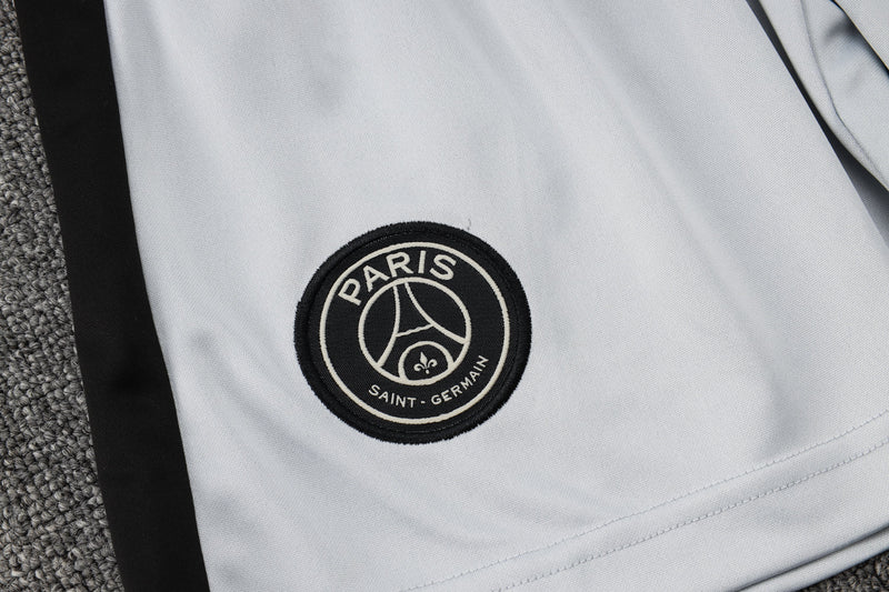 Kit Treino PSG 23/24 Nike - Branco e Preto - 23/24