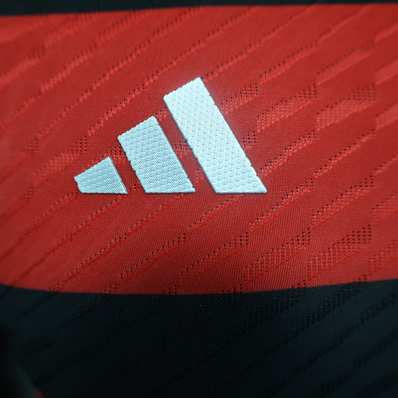 Camisa Flamengo I 24/25 - Vermelha e Preta - Adidas - Masculino Jogador