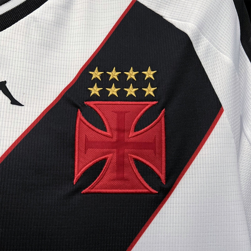 Camisa Vasco da Gama Branca Kappa 24/25 - Versão Torcedor